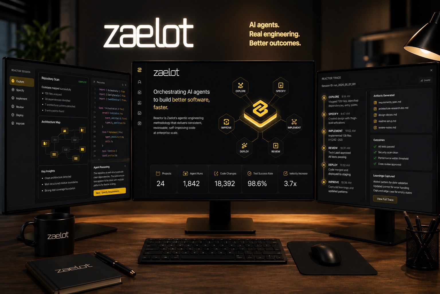 Zaelot Reactor workstation